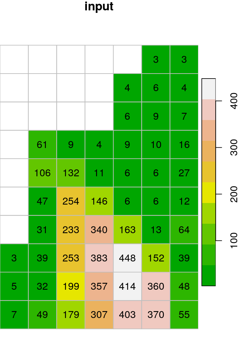 Modified mean filter applied on `dem.tif`