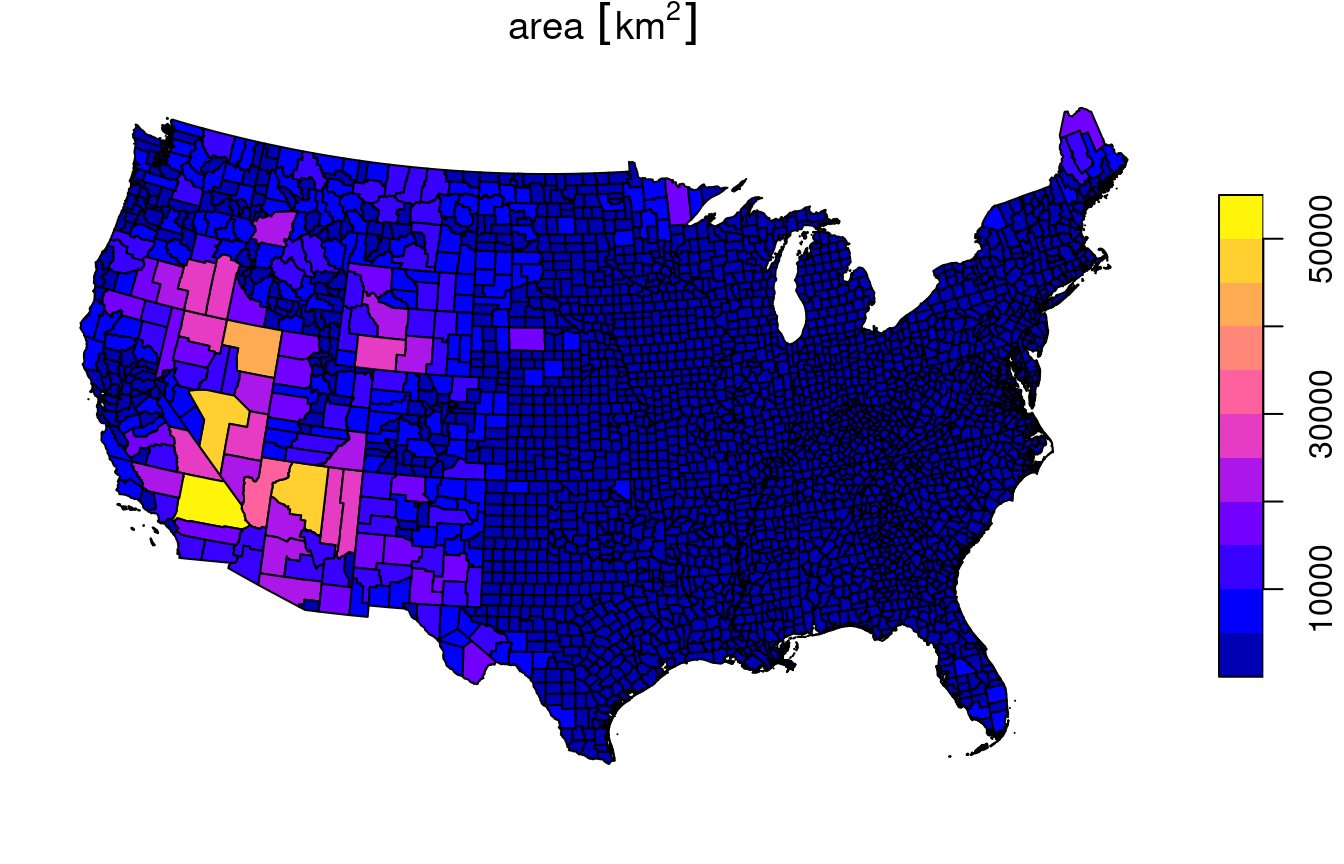 Calculated `area` attribute