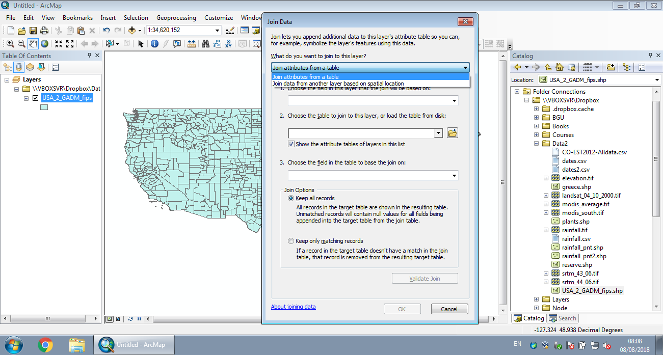 Join by attributes in ArcGIS