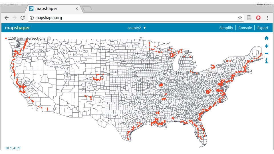 The mapshaper.org web application